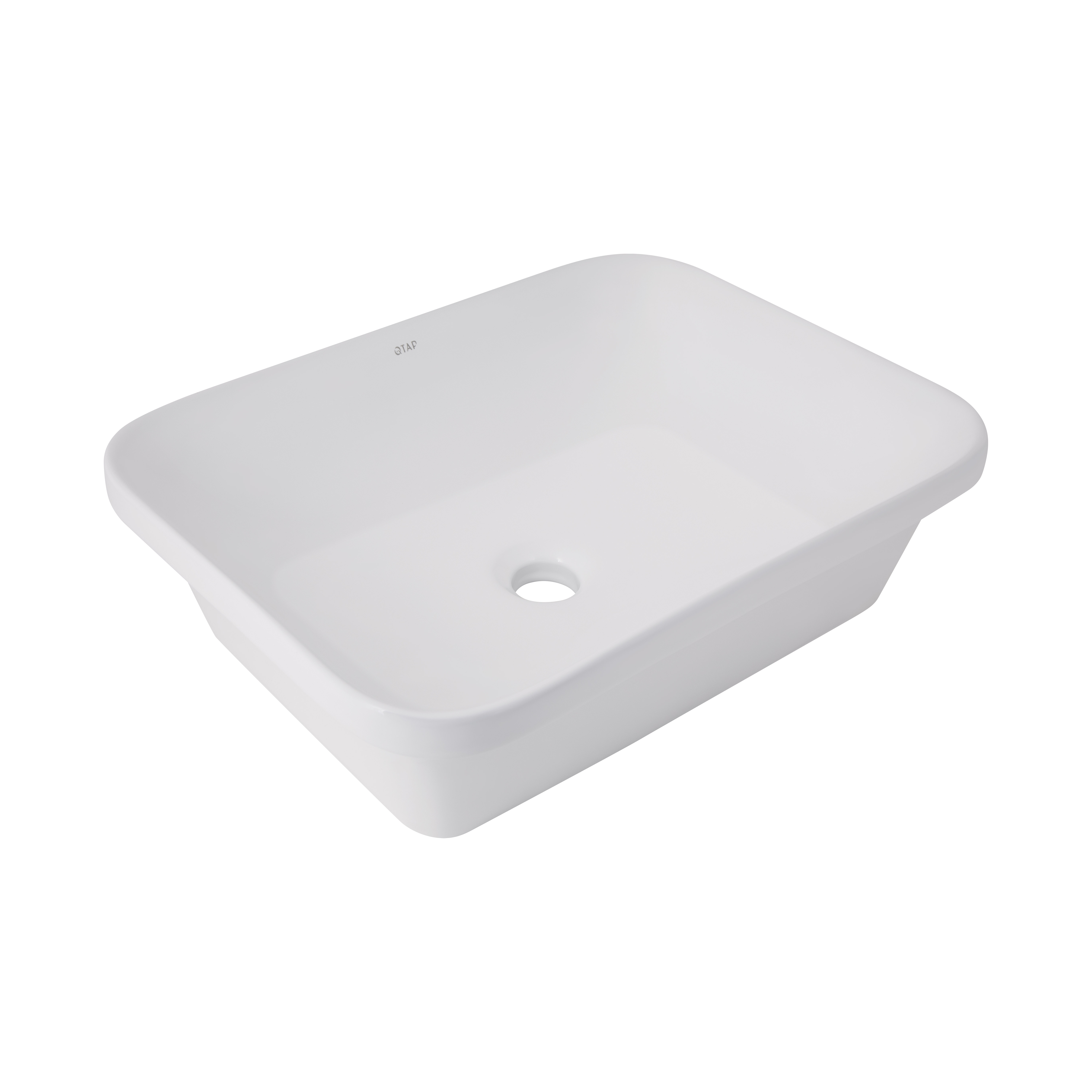 Раковина Qtap Scorpio 510х390х145 White QT1411K490WN