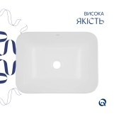 Раковина Qtap Scorpio 510х390х145 White QT1411K490WN Фото - 3
