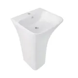 Раковина напольная моноблок Qtap Crow 445x420x840 White QT0511G315WN