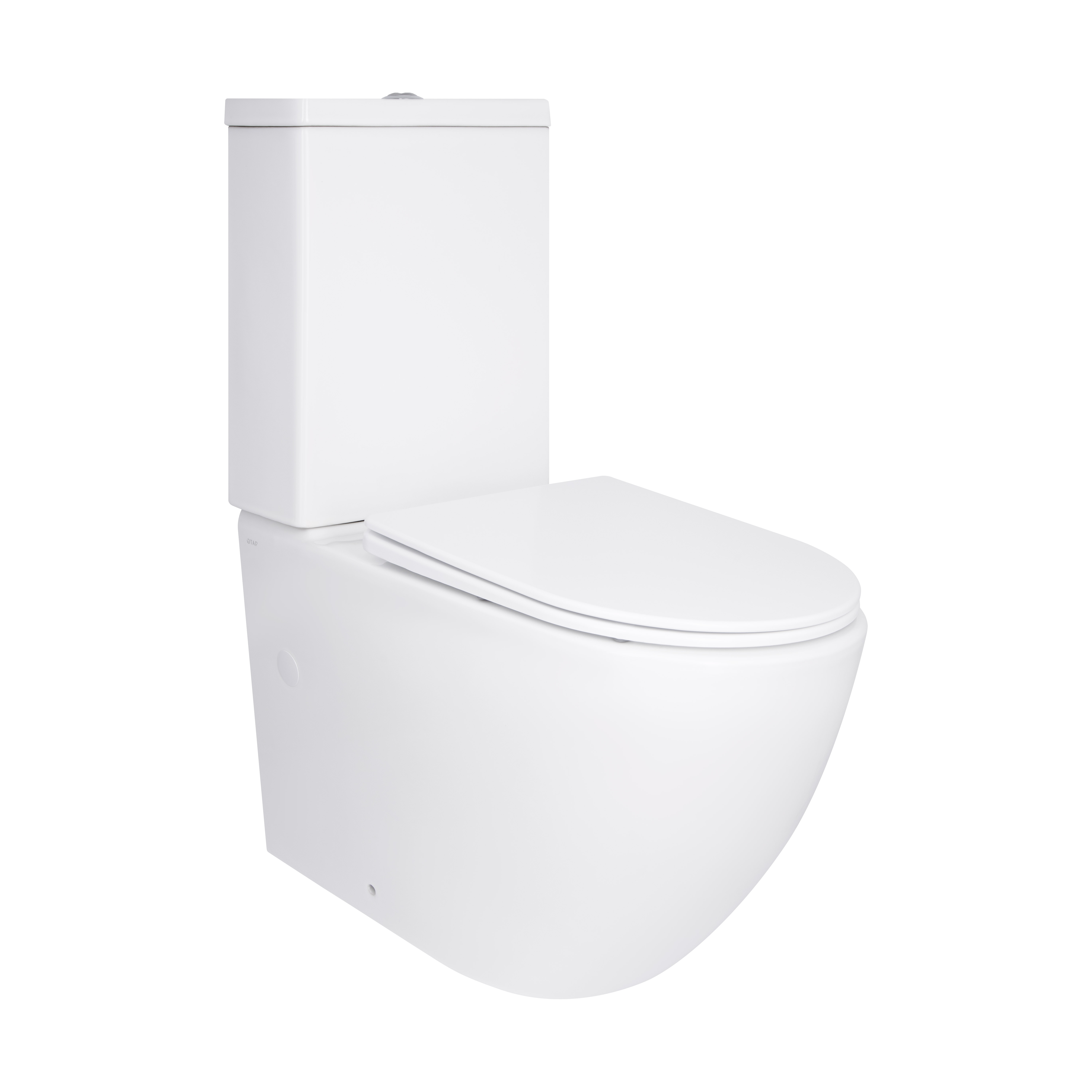 Унитаз напольный Qtap Jay Ultra Quiet с сиденьем Soft-close 640x360x835 мм QT07222175TW White