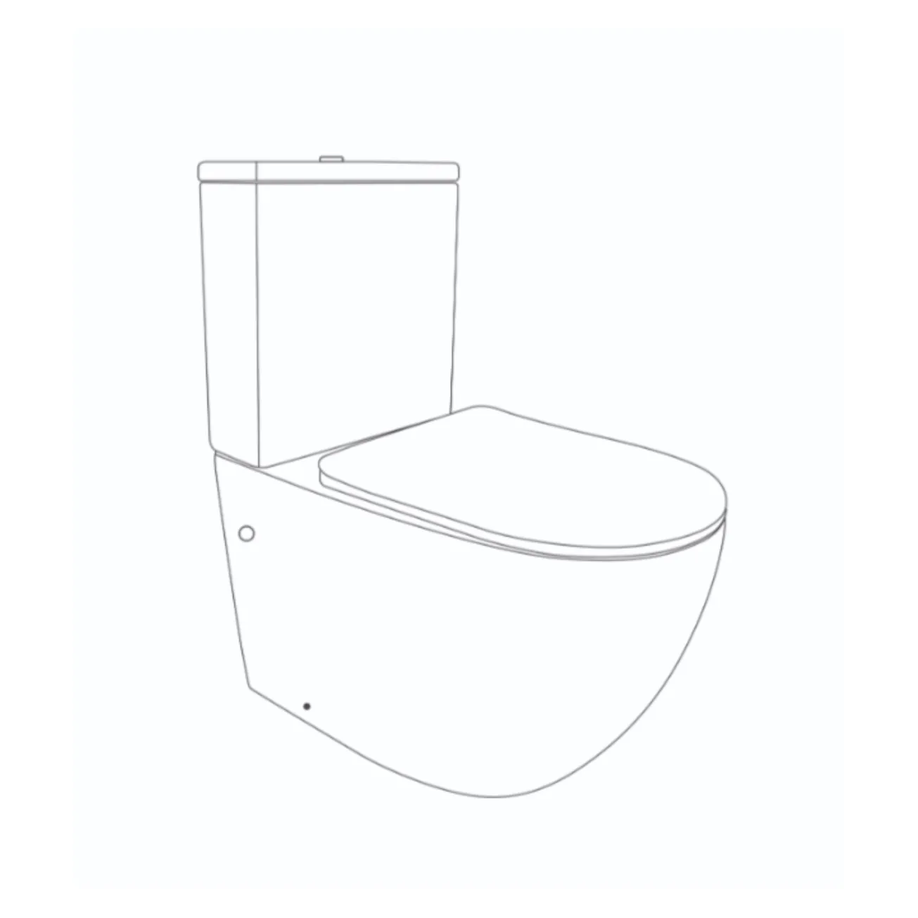 Унітаз підлоговий Qtap Jay Ultra Quiet з сидінням Soft-close 640x360x835 мм QT07222175TW White Фото - 1