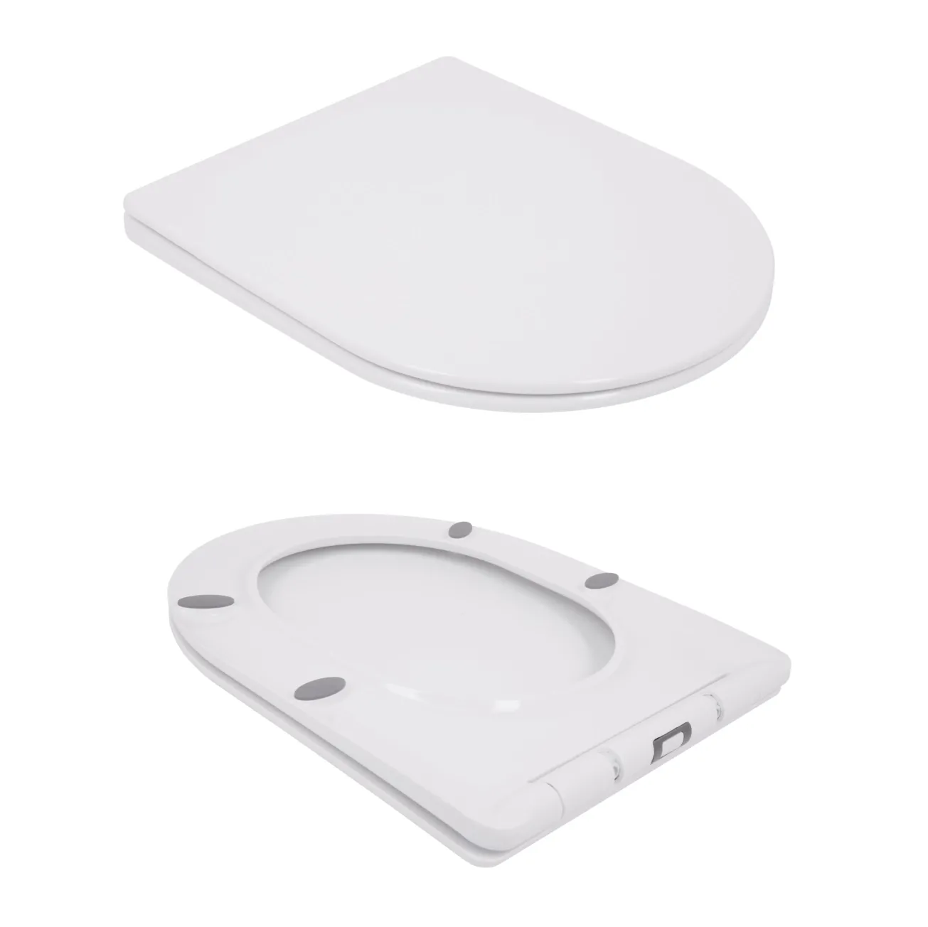 Унітаз підлоговий Qtap Jay Ultra Quiet з сидінням Soft-close 640x360x835 мм QT07222175TW White Фото - 8