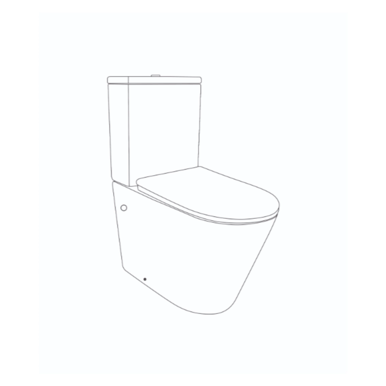 Унітаз підлоговий Qtap Swan Ultra Quiet з сидінням Soft-close 640x360x835 мм QT16222182TW White Фото - 1