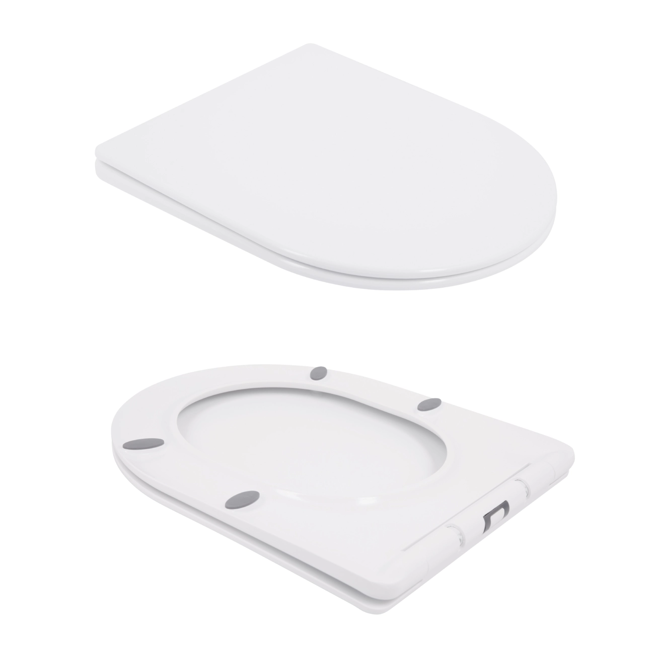 Унітаз підлоговий Qtap Swan Ultra Quiet з сидінням Soft-close 640x360x835 мм QT16222182TW White Фото - 8