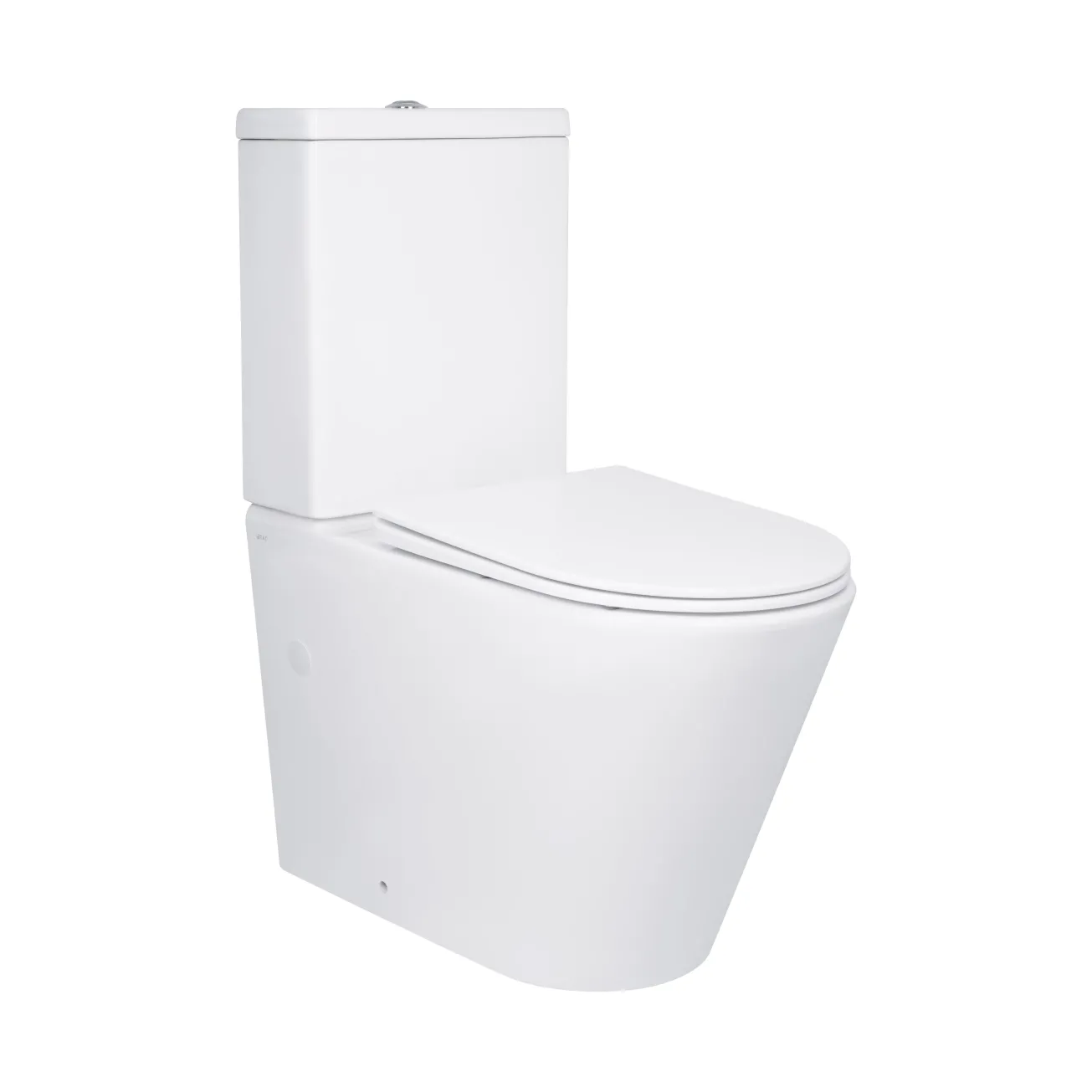 Унитаз напольный Qtap Swan Ultra Quiet с сиденьем Soft-close 640x360x835 мм QT16222182TW White