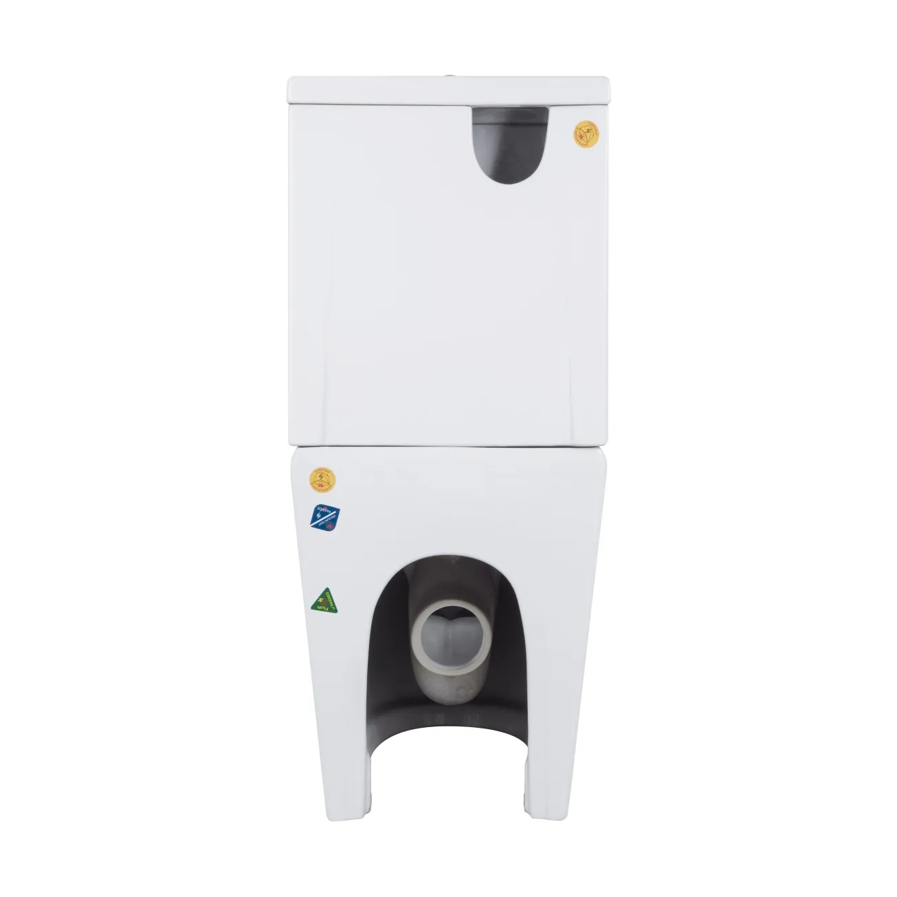 Унитаз напольный Qtap Swan Ultra Quiet с сиденьем Soft-close 640x360x835 мм QT16222182TW White Фото - 7