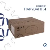 Комплект Qtap Dove: Раковина накладная овальная 415x340x140 мм White + Донный клапан PU02 Фото - 4