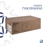Комплект Qtap Tern: Раковина подвесная прямоугольная правая 450х250х158 мм White + Донный клапан PU02O Фото - 5