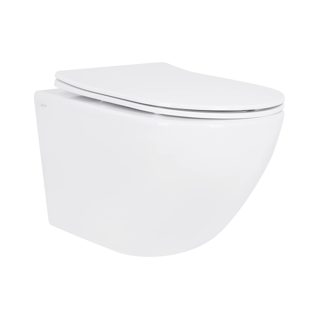 Унитаз подвесной Qtap Jay безободковый с сиденьем Soft-close QT07335175W