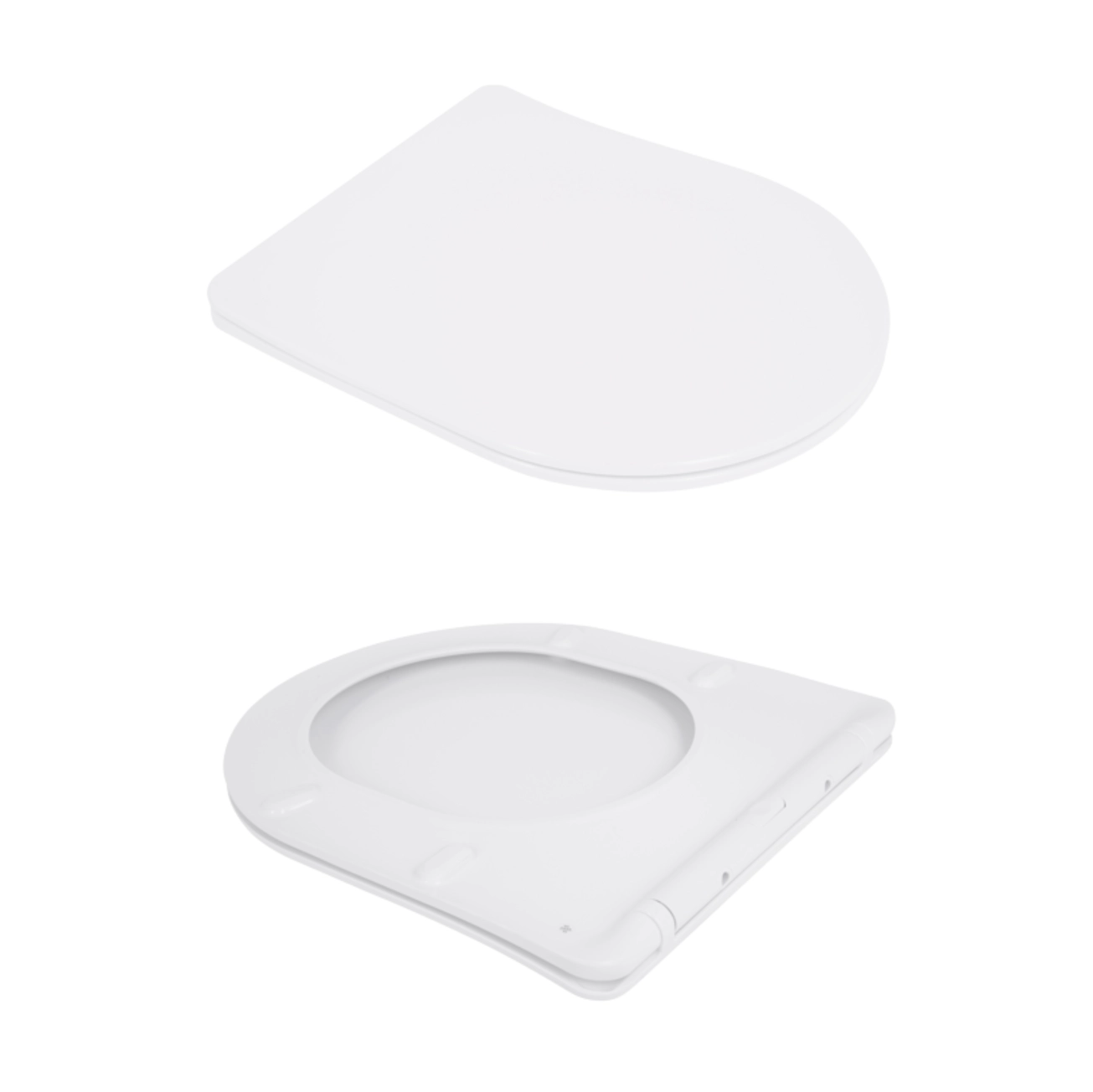 Унитаз подвесной Qtap Jay безободковый с сиденьем Soft-close QT07335175W Фото - 7