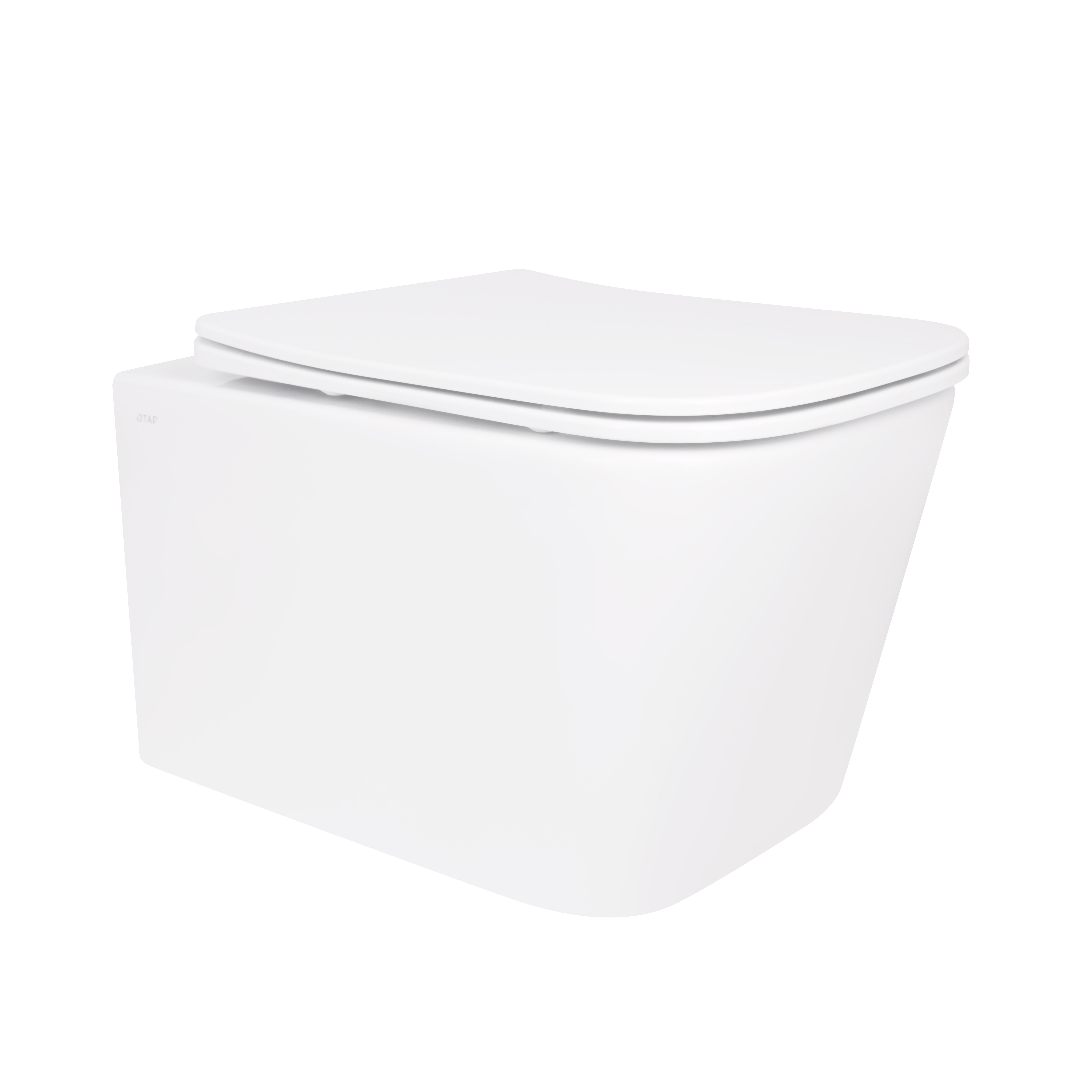 Унітаз підвісний Qtap Crow безобідковий з сідінням Soft-close QT05335170W