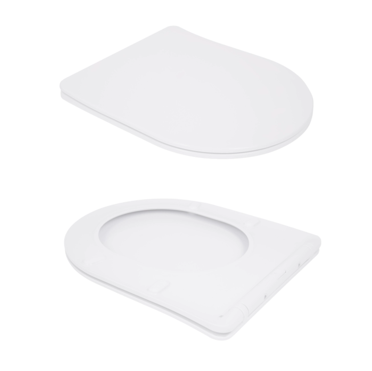 Унітаз підвісний Qtap Swan безобідковий з сідінням Soft-close QT16335180W Фото - 6
