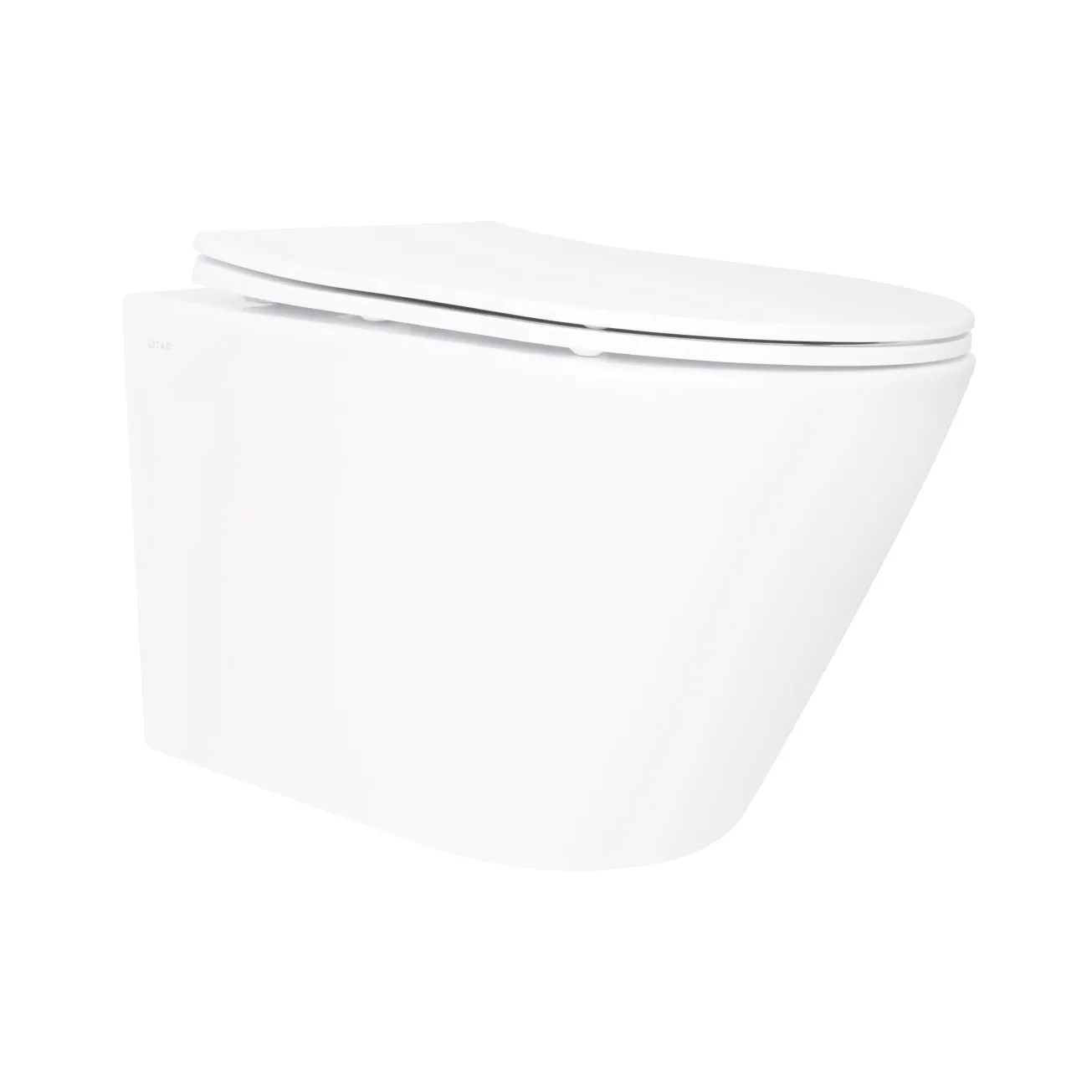 Унитаз подвесной Qtap Swan безободковый с сиденьем Soft-close QT16335180W