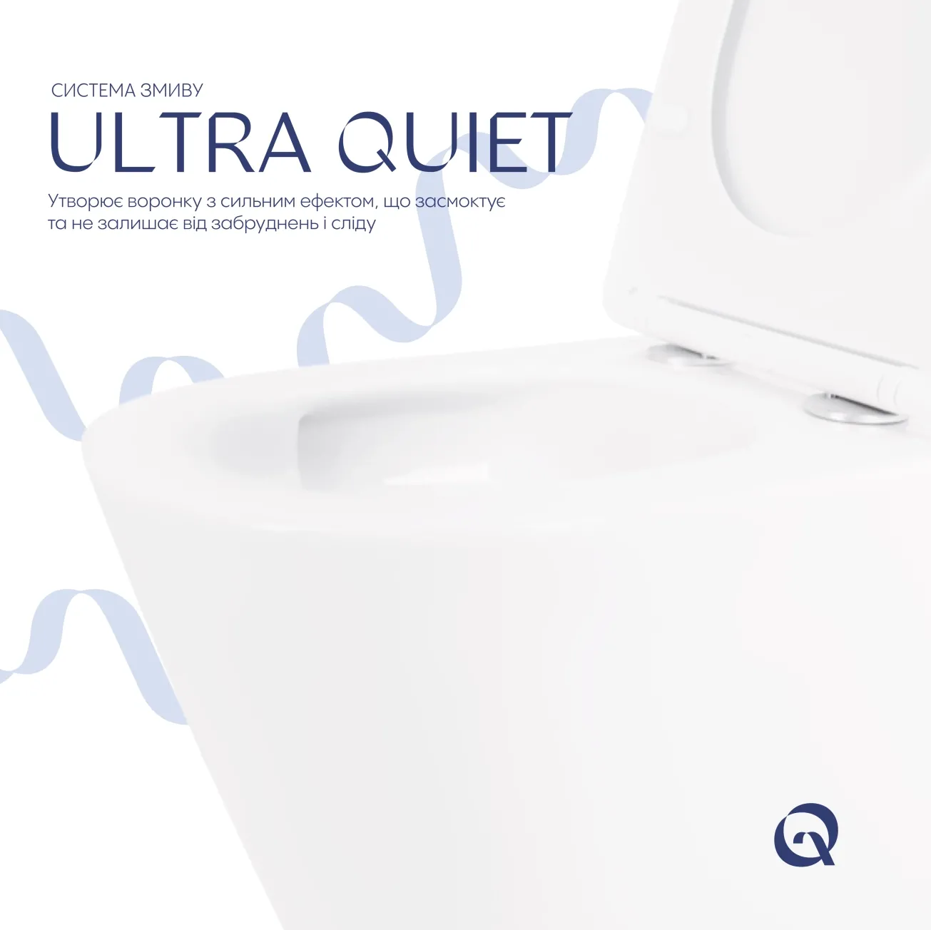 Унитаз подвесной Qtap Swan безободковый с сиденьем Soft-close QT16335180W Фото - 4
