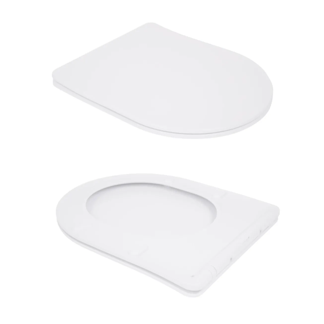 Унитаз подвесной Qtap Swan безободковый с сиденьем Soft-close QT16335180W Фото - 6