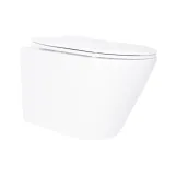 Унитаз подвесной Qtap Swan безободковый с сиденьем Soft-close QT16335180W