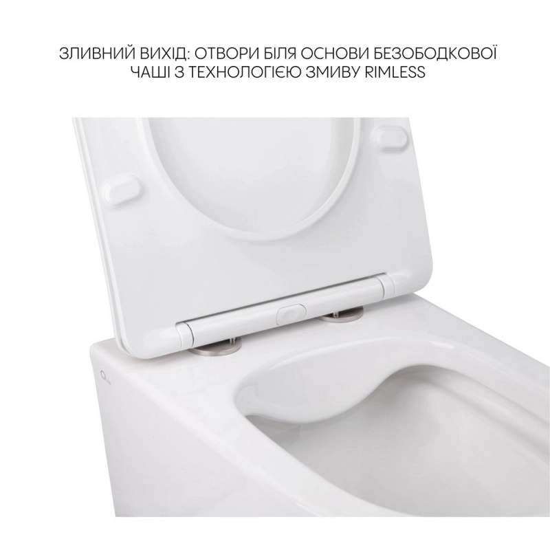 Комплект Qtap Swan 2 в 1: унитаз подвесной Rimless + биде подвесное (SD00053559) Фото - 4