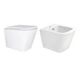 Комплект Qtap Tern 2 в 1: унітаз підвісний Ultra Quiet + біде підвісне (SD00053561)