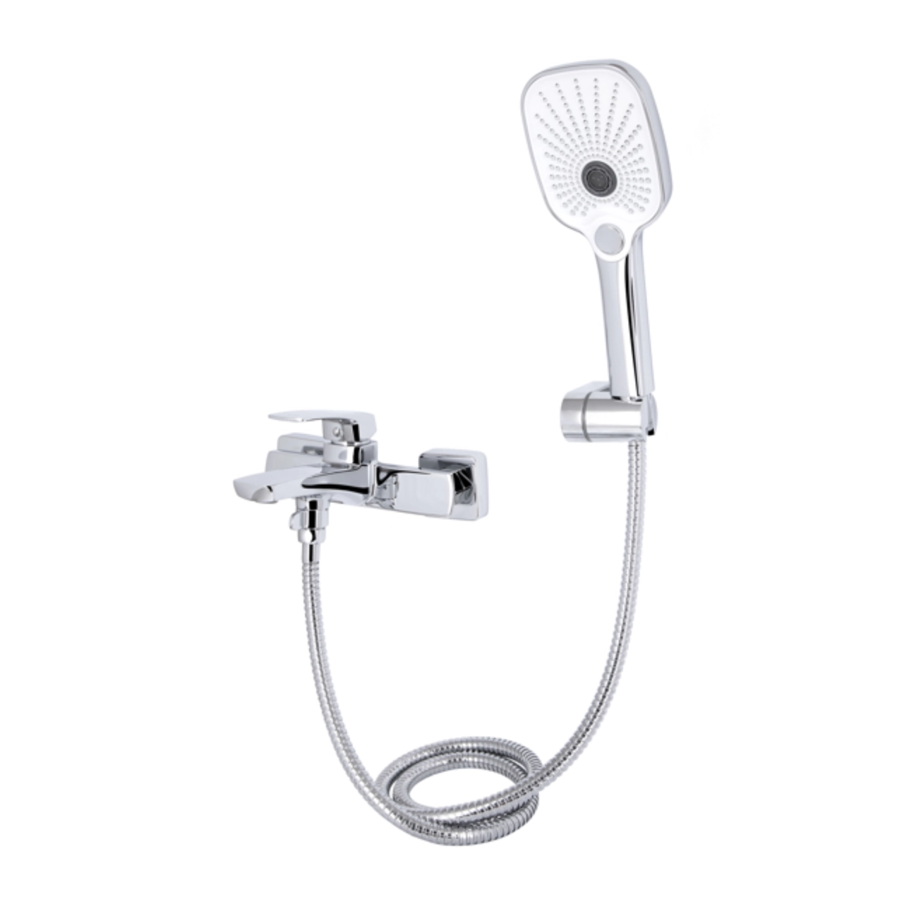 Змішувач для ванни Qtap Tern (c душевым гарнитуром) QTTER259CRM47586 Chrome Фото - 2