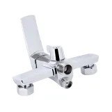 Смеситель для ванны Qtap Tern с длинным поворотным изливом (с душевым гарнитуром) QTTER260CRM47587 Chrome Фото - 3