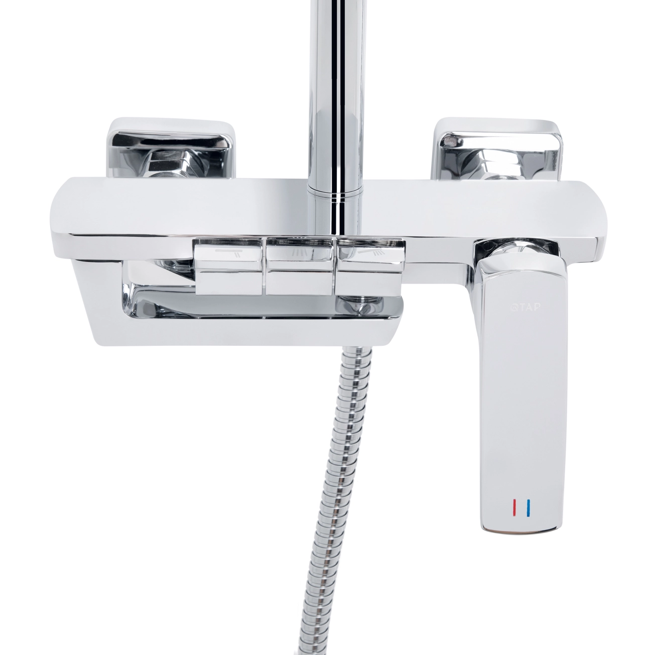 Душова система універсальна Qtap Tern на три споживача (з виливом) QTTER111CRM47591 Chrome Фото - 3