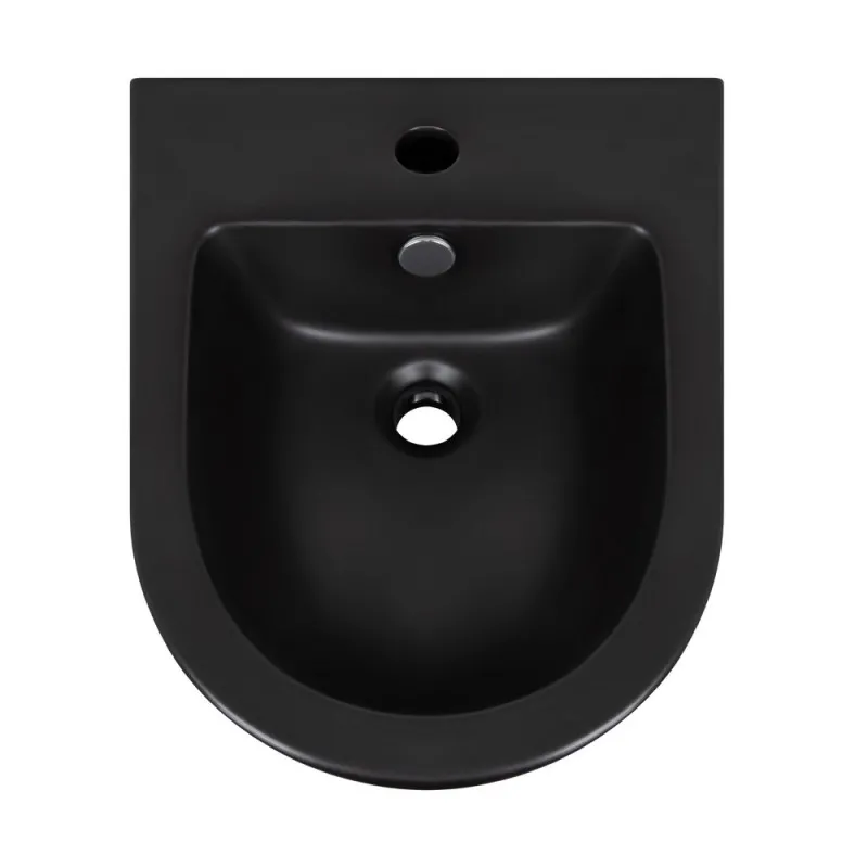 Комплект Qtap Robin Matt Black 2 в 1: унитаз подвесной Ultra Quiet QT13332381АSMB + биде подвесное QT1355046FMB (SD00053752) Фото - 2