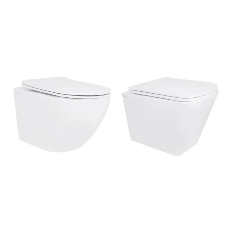 Акційний набір: Унітаз підвісний Qtap Jay Ultra Quiet + Tern Ultra Quiet кераміка білий (SD00054048)