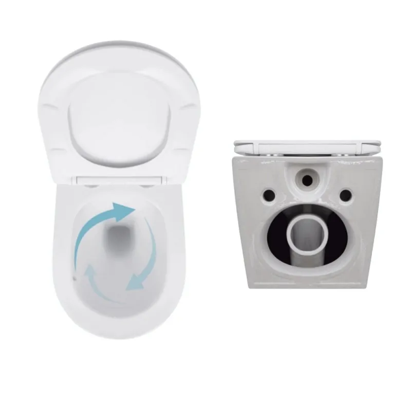 Акційний набір: Унітаз підвісний Qtap Jay Ultra Quiet + Tern Ultra Quiet кераміка білий (SD00054048) Фото - 4