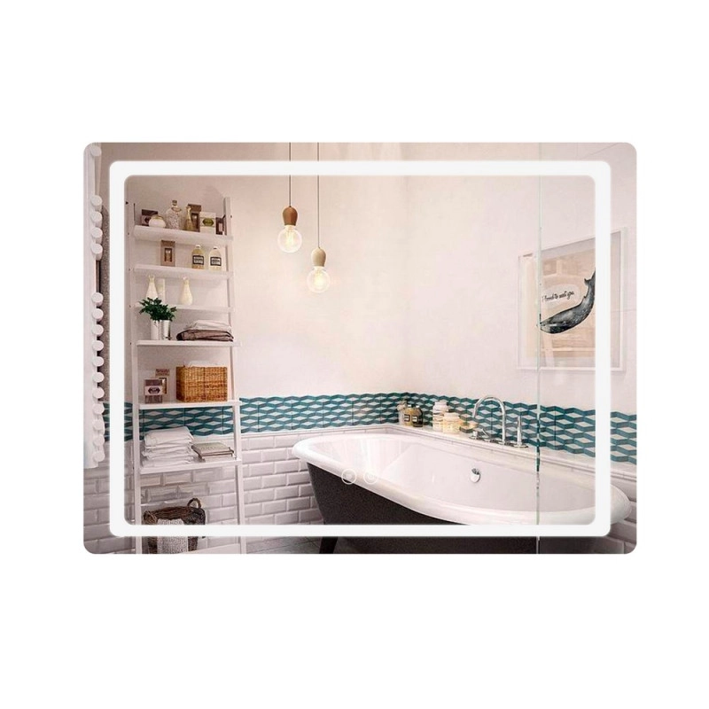 Дзеркало Qtap Mideya (DC-F614) 700х500 з LED-підсвічуванням QT2078NCF07050W (SD00054143)