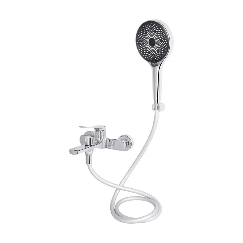 Смеситель для ванны Qtap Slavonice (с душевым гарнитуром) QTSLV259CRM48034 Chrome (SD00054158) Фото - 5