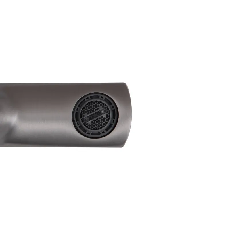 Смеситель для ванны Qtap Slavonice (с душевым гарнитуром) QTSLV259GMB48035 Gunmetal Black PVD (SD00054159) Фото - 2