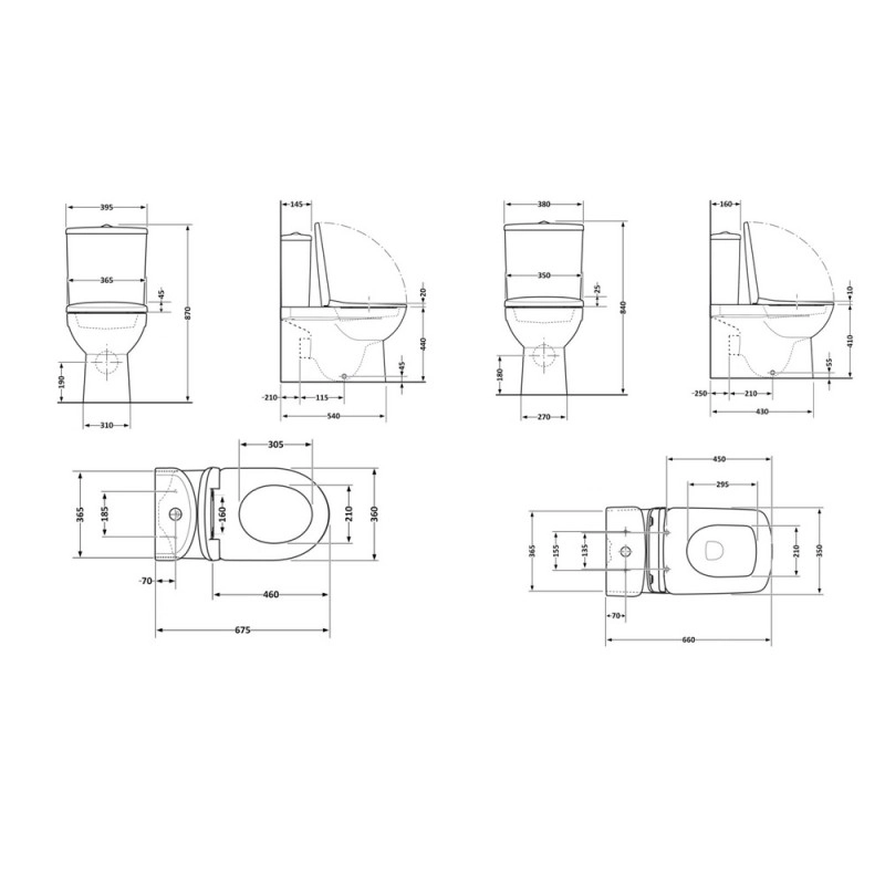 Комплект унітазів Qtap Scorpio Ultra Quiet + Kalao Rimless кераміка білий (SD00054163) Фото - 7
