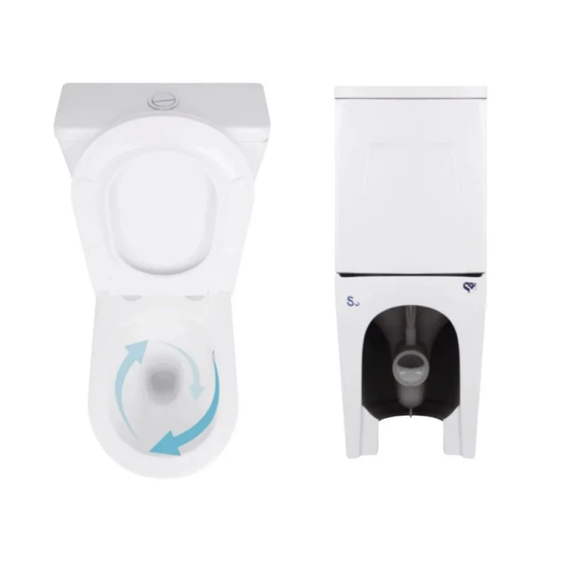 Комплект унитазов Qtap Scorpio Ultra Quiet + Kalao Rimless керамика белый (SD00054163) Фото - 4