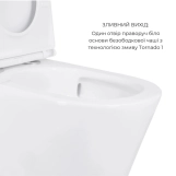Комплект унітазів Qtap Scorpio Ultra Quiet + Kalao Rimless кераміка білий (SD00054163) Фото - 5