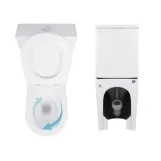 Комплект унитазов Qtap Scorpio Ultra Quiet + Kalao Rimless керамика белый (SD00054163) Фото - 4