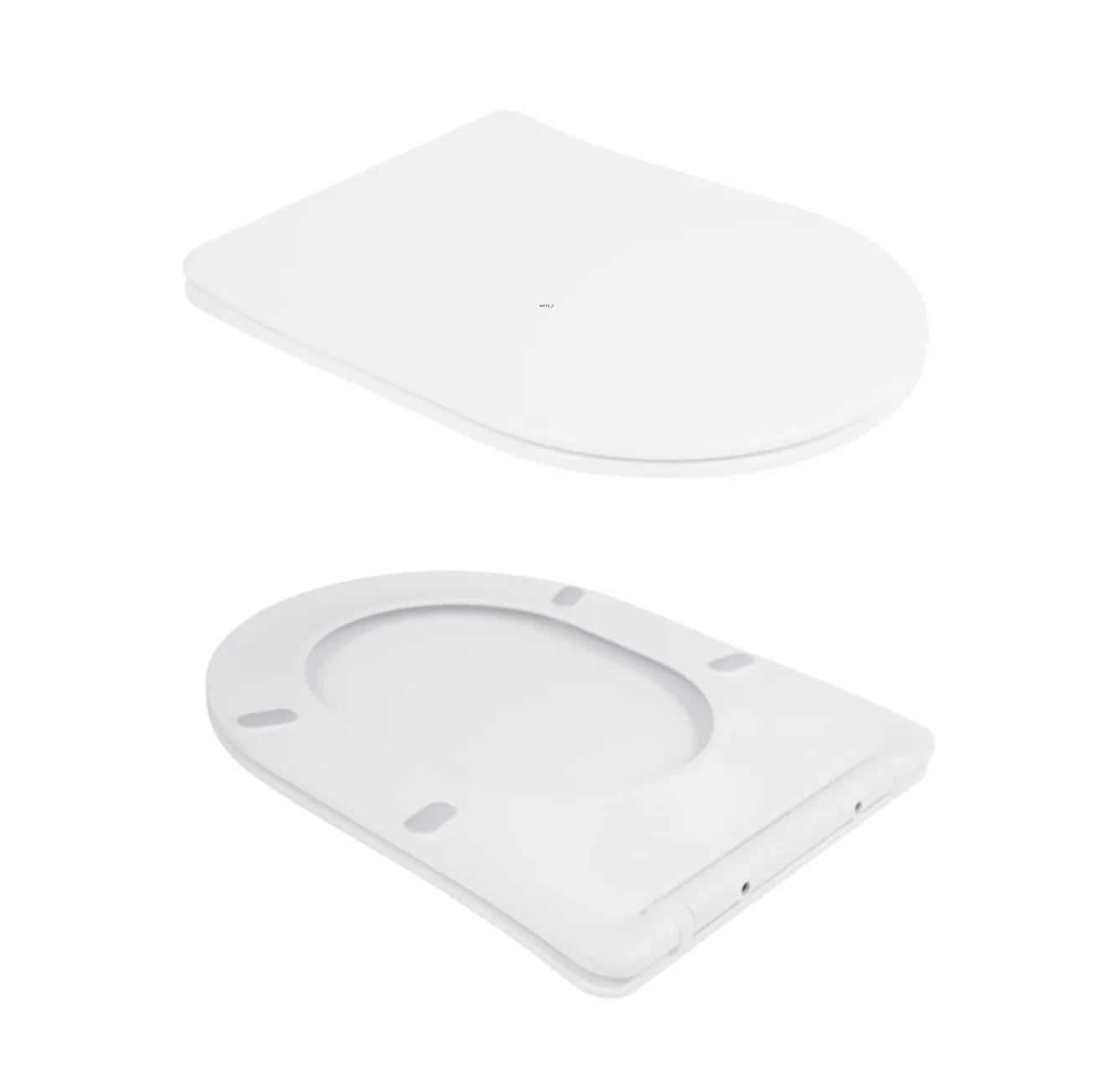 Унитаз подвесной Qtap Scorpio безободковый Ultra Quiet с сиденьем Soft-close QT14332380ASW Фото - 6