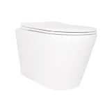 Унитаз подвесной Qtap Scorpio безободковый Ultra Quiet с сиденьем Soft-close QT14332380ASW
