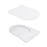 Унитаз подвесной Qtap Scorpio безободковый Ultra Quiet с сиденьем Soft-close QT14332380ASW Фото - 6