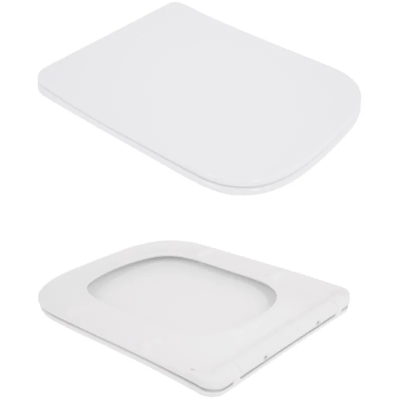 Унітаз підвісний Qtap Crow Rimless керамічний білий з сидінням Slim Duroplast Soft-close Quick Release (SD00054228) Фото - 2