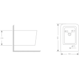Биде подвесное Qtap Crow 485х340х290 мм White QT05555371W (SD00054230) Фото - 1