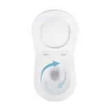 Готовое решение Qtap для ванной комнаты: подвесной унитаз Swan Ultra Quiet 520x360x320 + комплект инсталляции Nest 4 в 1 (квадратная клавиша Chrome) Фото - 5
