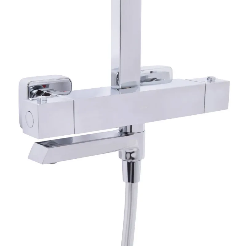 Душова система універсальна Qtap Sloup термостатична QTSLO51103OC48217 Chrome (SD00054341) Фото - 6