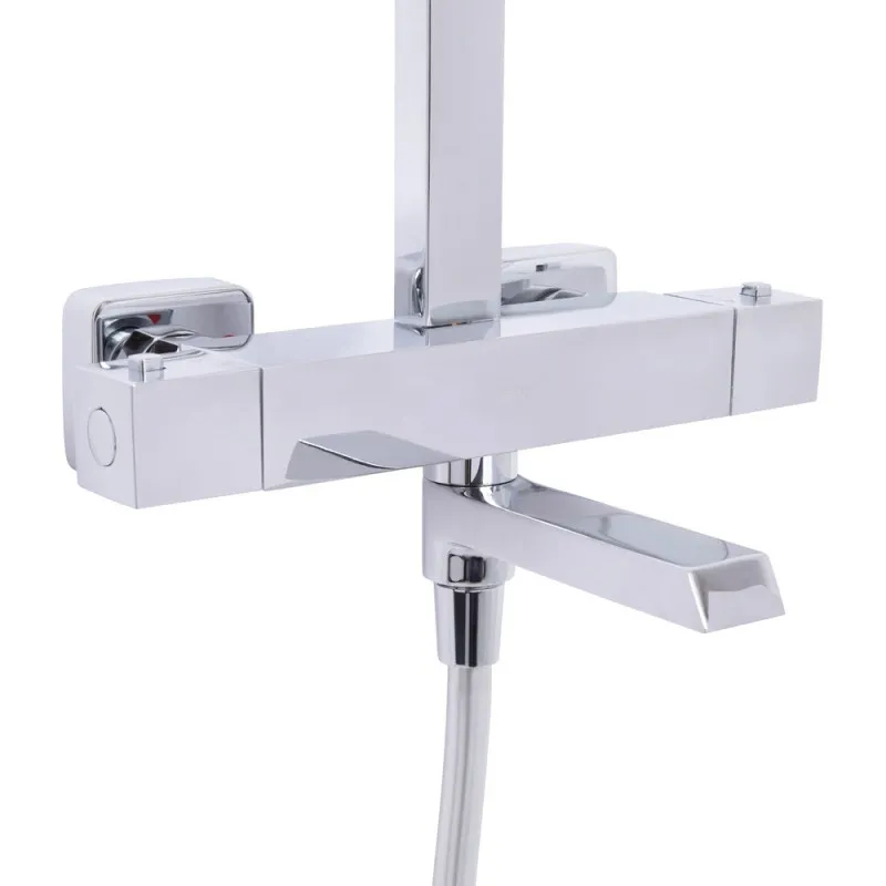 Душова система універсальна Qtap Sloup термостатична QTSLO51103OC48217 Chrome (SD00054341) Фото - 7