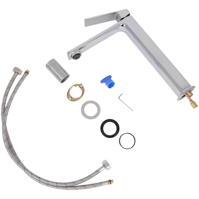 Змішувач для раковини високий Qtap Capricorn, Chrome QTCAP1060H102C48220 (SD00054344) Фото - 2