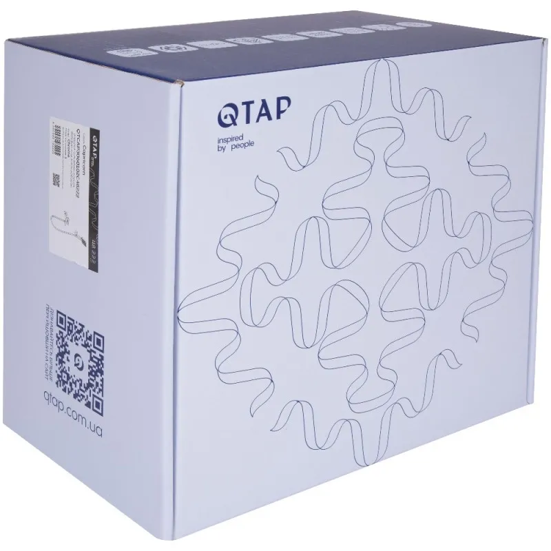 Змішувач для ванни Qtap Capricorn з душовим гарнітуром Chrome (k35) QTCAP3060102C48222 (SD00054346) Фото - 1