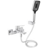 Смеситель для ванны Qtap Capricorn с душевым гарнитуром Chrome (k35) QTCAP3060102C48222 (SD00054346)