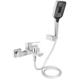 Змішувач для ванни Qtap Capricorn з душовим гарнітуром Chrome (k35) QTCAP3060102C48222 (SD00054346)