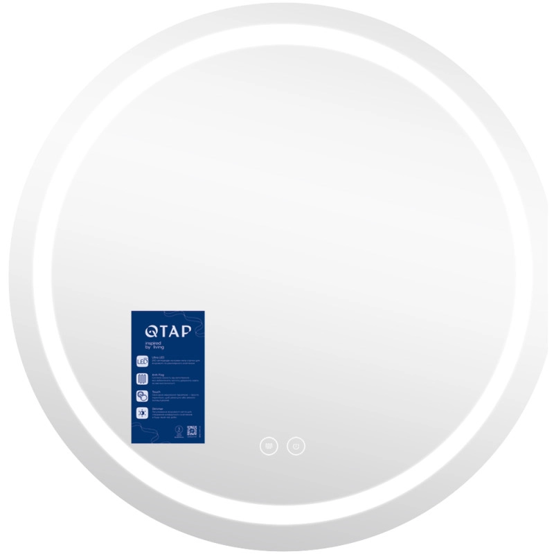 Дзеркало Qtap Mideya (MI6) R700 з LED-підсвічуванням QT2078NCR7070W (SD00054582) Фото - 3