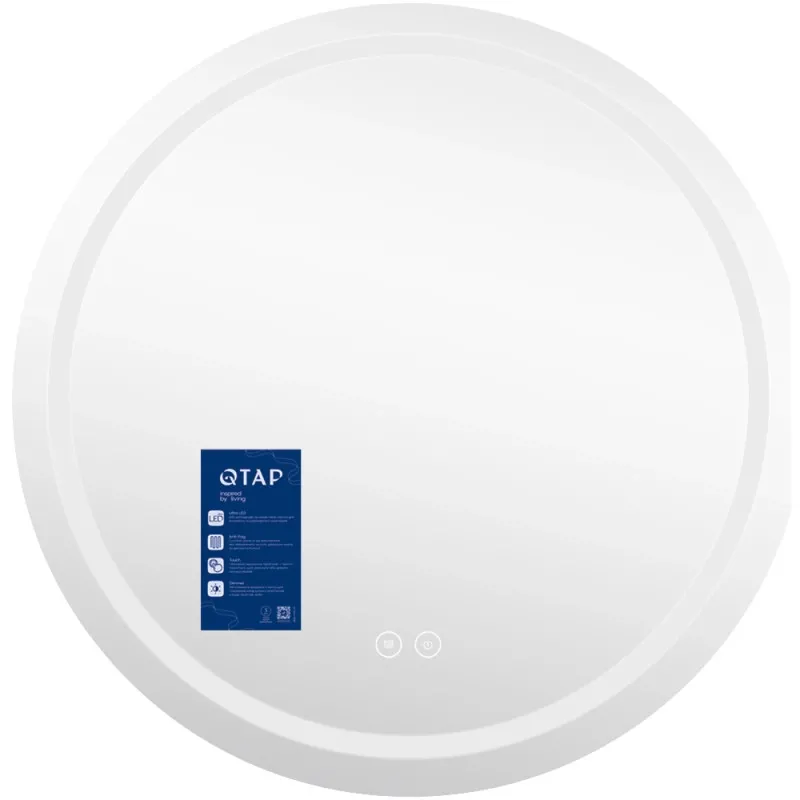 Дзеркало Qtap Mideya (MI6) R900 з LED-підсвічуванням QT2078NCR9090W (SD00054583) Фото - 2