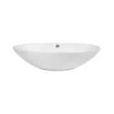 Комплект Qtap Dove: Раковина накладна 635x420x150 мм, White, овальна + Донний клапан Pop-up PU02O Фото - 4